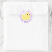 Paarse Sweet Baby Duck Stickers (Tas)