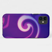 Paarse Swirl Art Painting Case-Mate iPhone Case (Achterkant (horizontaal))