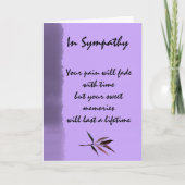 Paarse sympathikaart met ventilator kaart (Voorkant)