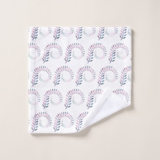 PAARSE TAK BADKAMER HANDDOEK SET (Wasdoekje)