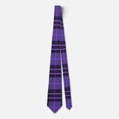 Paarse Tartan Pset Stropdas (Voorkant)