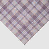 Paarse tartan tissuepapier (Detail)
