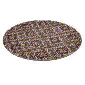 Paarse Tegel Snijplank (Hoek)