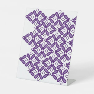 paarse, textiel, organisme, violet, kunst, lettert reclamebord met voetstuk