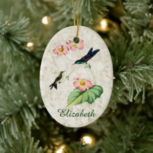 Paarse thornbill Ornament