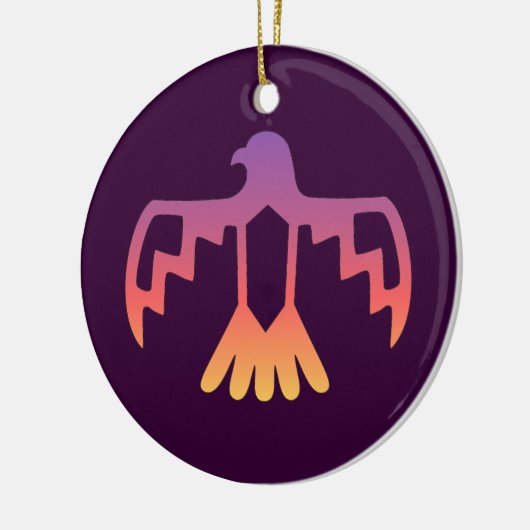 Paarse Thunderbird Ornament (Links)