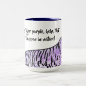 Paarse tijger mok (Midden)