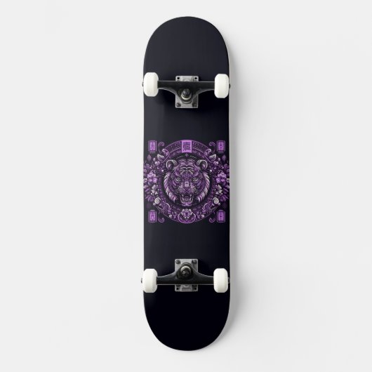 Paarse tijger skateboard (Voorkant)