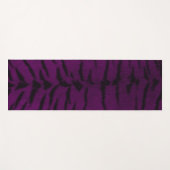 Paarse tijgerhuidafdruk yogamat (Voorkant (horizontaal))