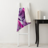 Paarse tijgers sherpa deken (In situ)