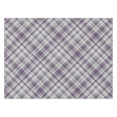 paarse tinten op grijs diagonaal plaid tafelkleed (Voorkant (Horizontaal))