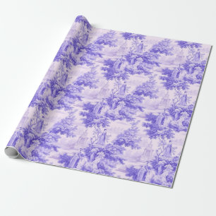  paarse toile de joy cadeaupapier