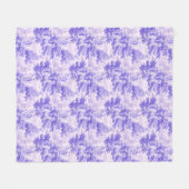  paarse toile de joy fleece deken (Voorkant (Horizontaal))