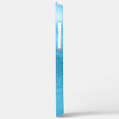 Paarse tot blauwgroen ombre glanzende achtergrond Case-Mate iPhone case (Achterkant / Links)