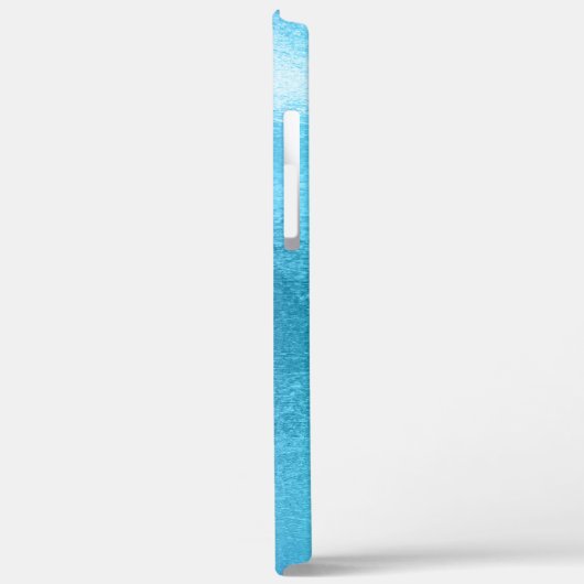 Paarse tot blauwgroen ombre glanzende achtergrond Case-Mate iPhone case (Achterkant / Links)