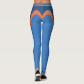 Paarse tot Oranje Leggings (Achterkant)