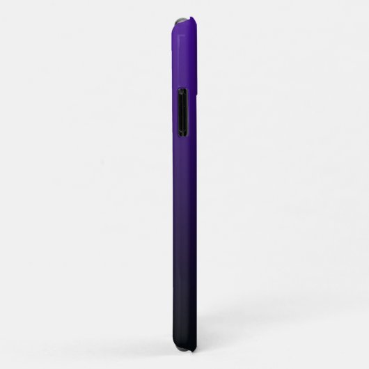 Paarse tot zwarte gradiënt iPhone draagtas Case-Mate iPhone Case (Achterkant/rechts)