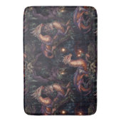 Paarse trekkers in bomen badmat (Voorkant Verticaal)