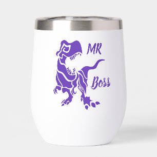 Paarse Trex de baas Dino