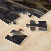 Paarse Tuin – Een Bloei in Focus Legpuzzel (Zijkant)