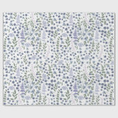 Paarse Tuinbloemen  Cadeaupapier (Vlak)