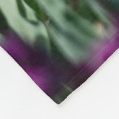 Paarse Tulip Fleece Deken (Hoek)