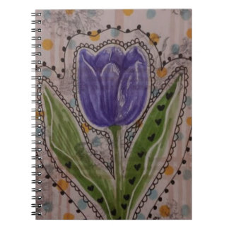 Paarse Tulp Notitieboek