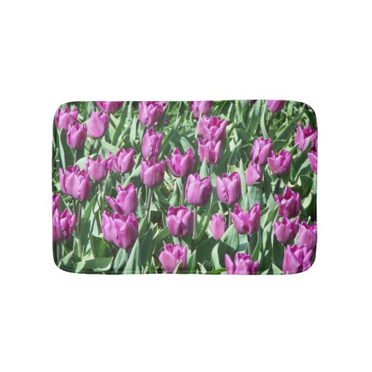  Paarse Tulpen Badmat (Voorkant)