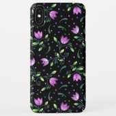 Paarse Tulpen Case-Mate iPhone Case (Achterkant)