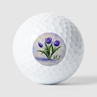 Paarse Tulpen Golfballen