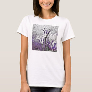 Paarse Tulpen - KunstT-shirt schilderen T-shirt