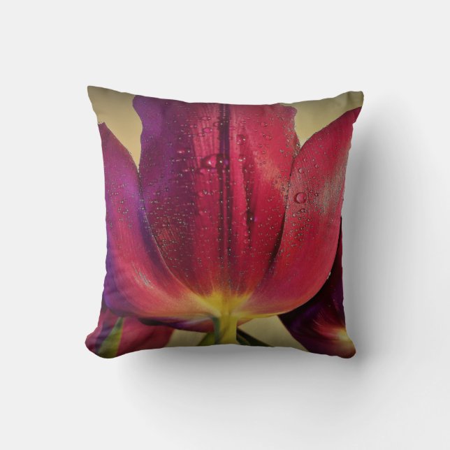 Paarse Tulpen   Kussen (Voorkant)