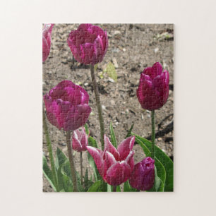 Paarse Tulpen Legpuzzel