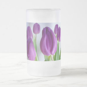 Paarse Tulpen Matglas Bierpul
