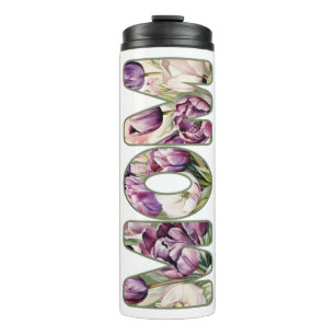 Paarse Tulpen Moeder Thermosbeker