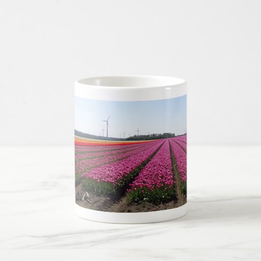 Paarse Tulpen Mok van panoramische koffie (Center)