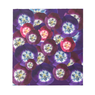 Paarse tulpen notitieblok