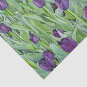 Paarse Tulpen Tissuepapier (Detail)