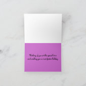 Paarse Turkije Diva Kaarten (Binnen)