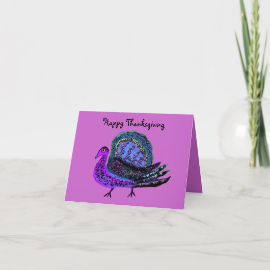 Paarse Turkije Diva Kaarten (Voorkant)