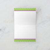 Paarse turnster Bedankt Opmerking Kaart (Binnen)