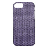 paarse tweed Case-Mate iPhone case (Achterkant)
