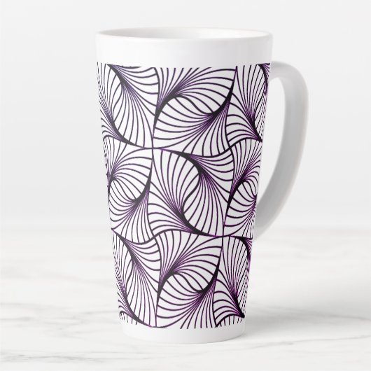 Paarse Twist Grote Latte Mok 17 oz (Rechterhoek)