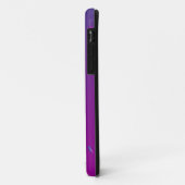 Paarse UFO metaalachtig Case-Mate iPhone Case (Achterkant/links)