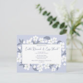 Paarse uitnodiging tot het indienen van Pasen-Bru (Staand voorkant)