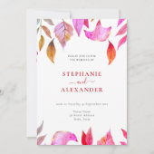 Paarse uitnodiging tot het uitzenden van QR-code v (Voorkant)