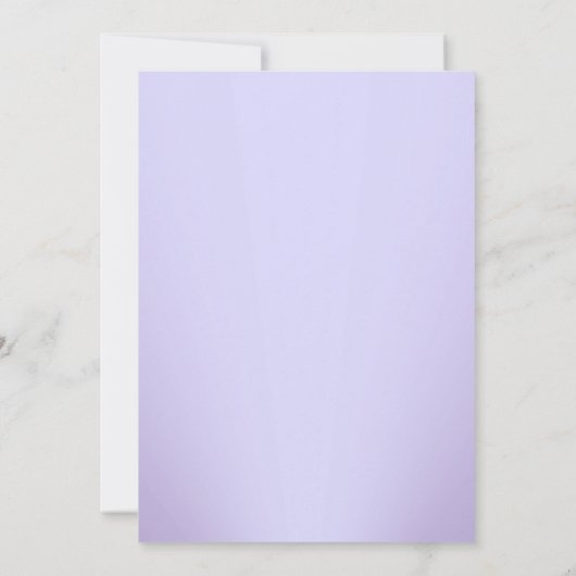 Paarse  uitnodiging tot weduwschap over Damask (Achterkant)