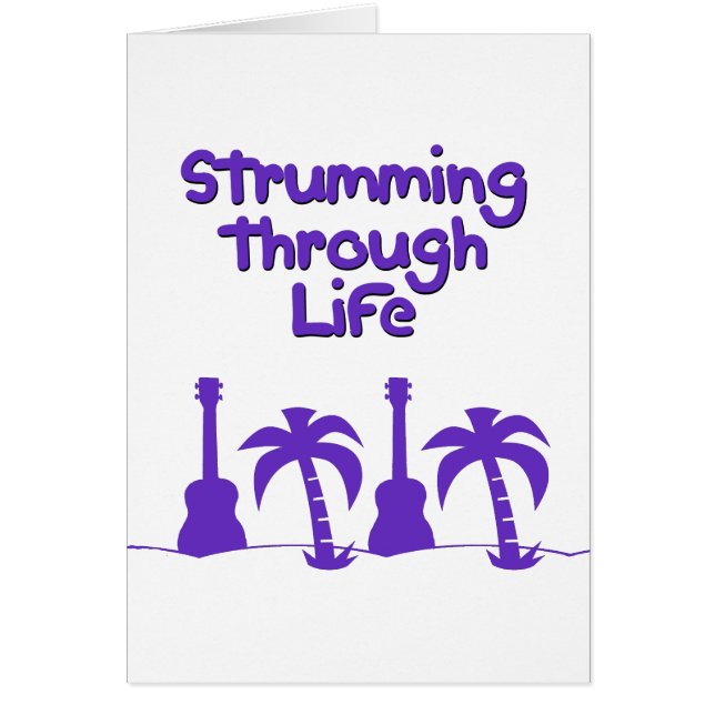 Paarse Ukulele (Voorkant)