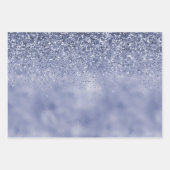 Paarse Unicorn Glitter Inpakpapier Vel (Voorkant)