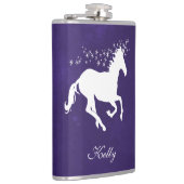 Paarse Unicorn maatkolf Heupfles (Rechts)